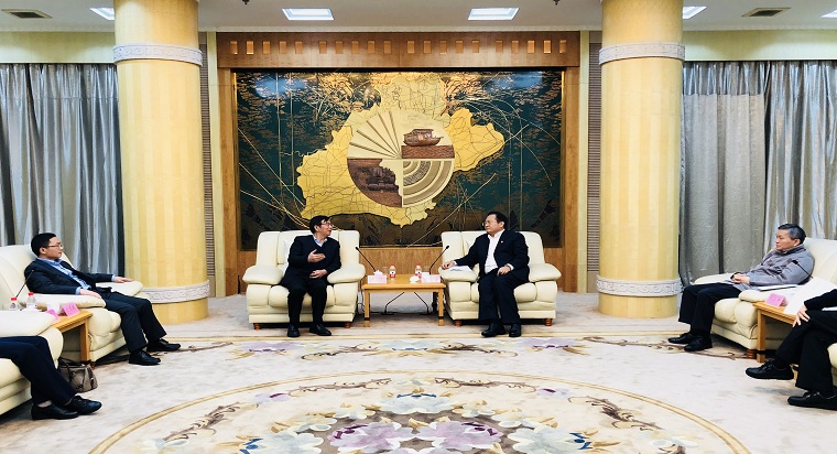 張兵會見長虹集團黨委書記、董事長趙勇一行